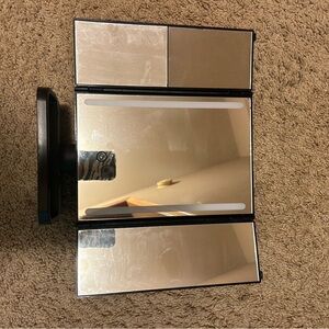 Tri-Fold Vanity Mirror with LED Lights
